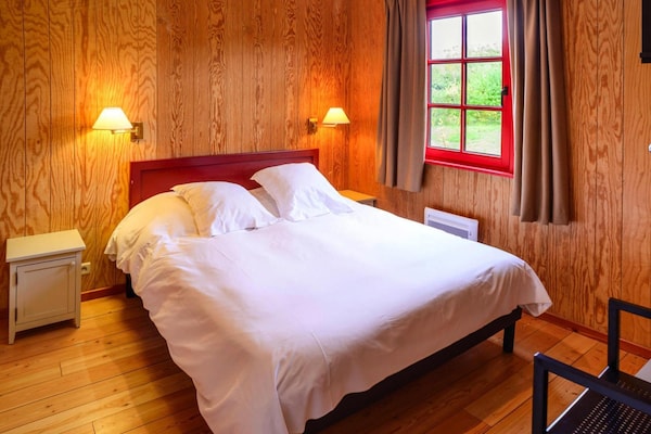 Foto van Houten Chalet bij Somme Baai Abbeville - Vakantiehuis in Grand-Laviers - BedRoom