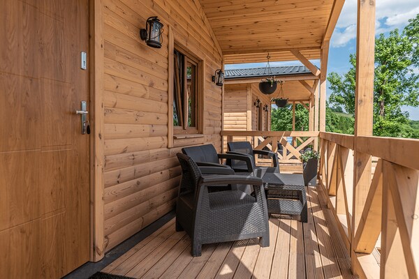 Foto van Huisje in Duszniki Zdrój met Uitzicht - Vakantiehuis in Duszniki Zdrój - TerraceBalcony