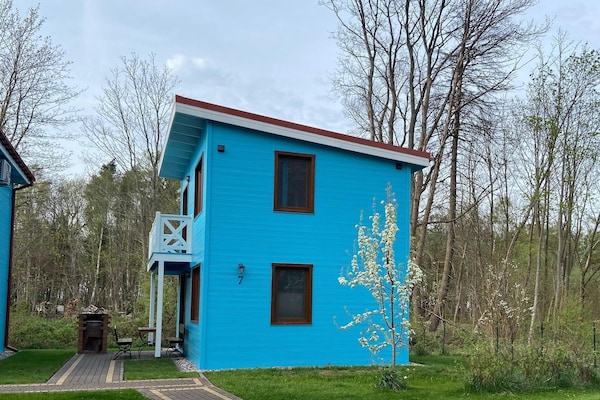 Foto van Comfortabel vakantiehuis (nr. 13), zwembad - Vakantiehuis in Rewal - ExteriorSummer