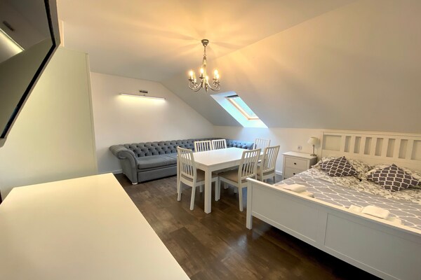 Foto van Vakantiehuis in Dziwnowek met Zwembad en Strand - Vakantiehuis in Dziwnowek - BedRoom