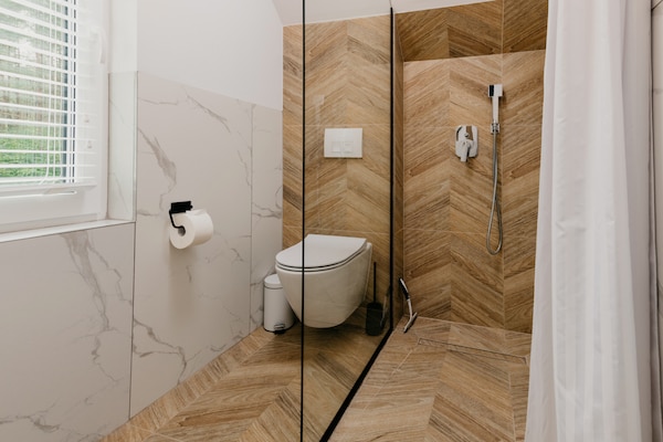 Foto van Chique vakantieverblijf met sauna in Kopalino - Vakantiehuis in Kopalino - BathRoom