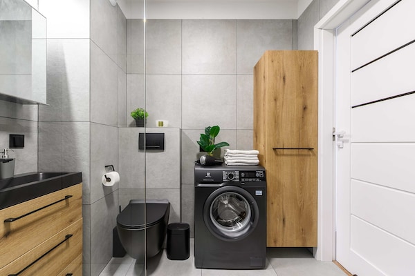 Foto van Charmant huis in Landéda met uitzicht op zee - Vakantiehuis in Łódź - BathRoom