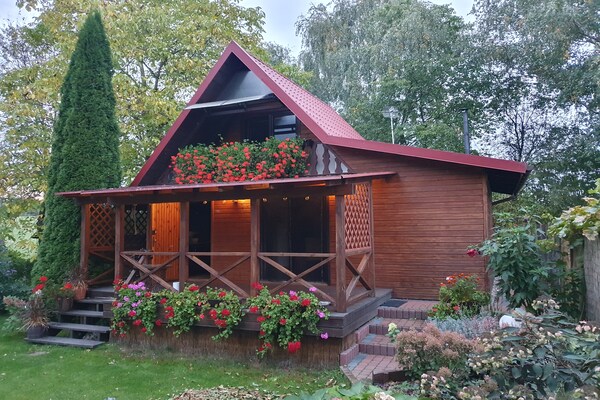 Foto van Vakantiehuis met jacuzzi en eigen tuin - Vakantiehuis in Gizycko - ExteriorSummer
