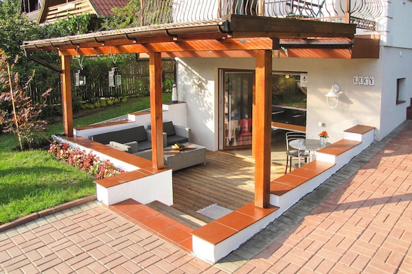 Foto van Vakantiehuis bij Taltymeer, Mazurisch District - Vakantiehuis in Wrony - terrace