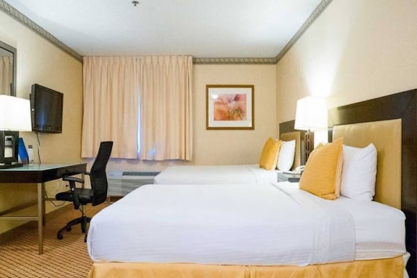Foto van 2 tweepersoonsbedden | Nsmk, Micfridge - Vakantiehuis in Anaheim - BedRoom