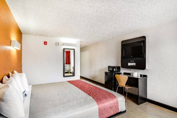 Foto van 1 kingsize bed | Rookvrij, koelkast - Vakantiehuis in Carson - Facilities