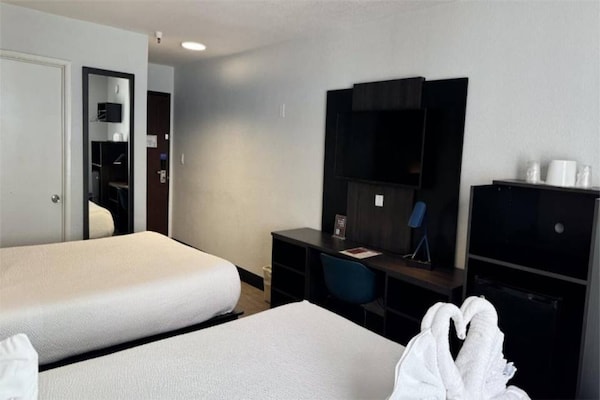 Foto van 2 tweepersoonsbedden (queensize) | Rookvrij - Vakantiehuis in Los Angeles CA - BedRoom